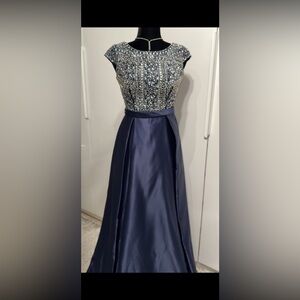 Othr Midnight Blue Embellished Gown